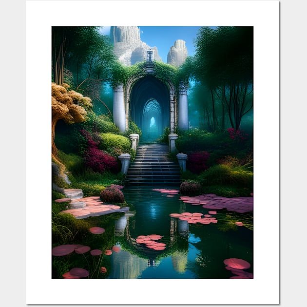 Enchanted Garden of the Wood Master Wall Art by Prosperity Path